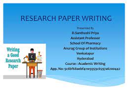 RESEARCH WRITING